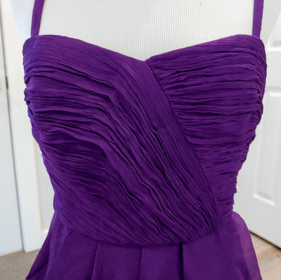 Jcrew Silk Chiffon Dress sz 2 - Picture 3 of 4